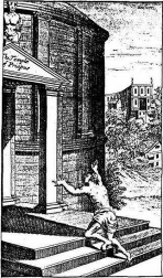 Умоляющий перед храмом Приапа (из монастыря святого Эвремонта, Сатирические работы Тита Петрония Арбитера)
