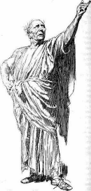 Луций. наблюдающий как Пимфила превращается в сову (Петроний <Сатирикон>)