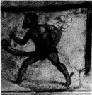 Приапический Меркурий (настенная роспись, Помпеи, Нац. музей. Неаполь