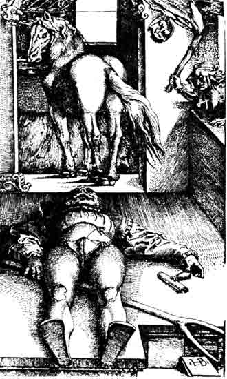 демоническая анима. гравюра 16 века